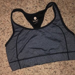 worn gym sports bra